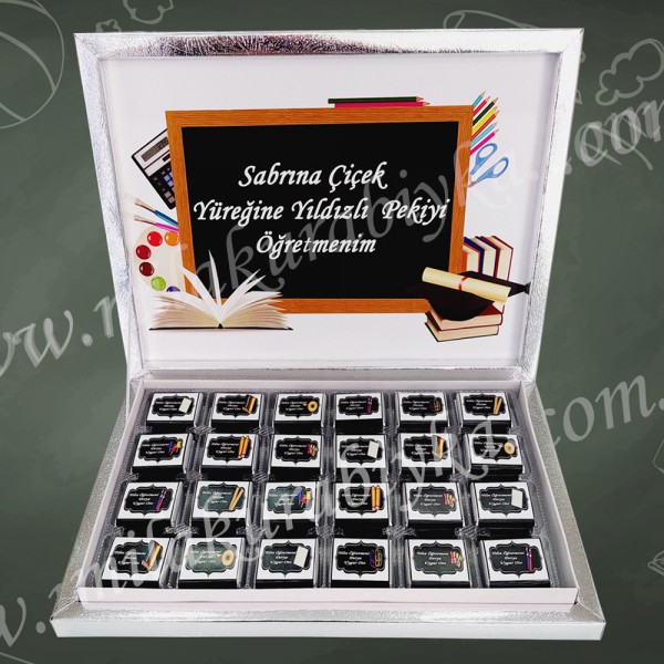 Kişiye Özel Öğretmenler Günü Çikolata